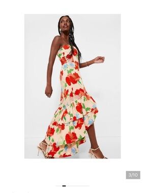 open lace back dress Frannie Jacquard Midi Dress by Sau Lee main image 1